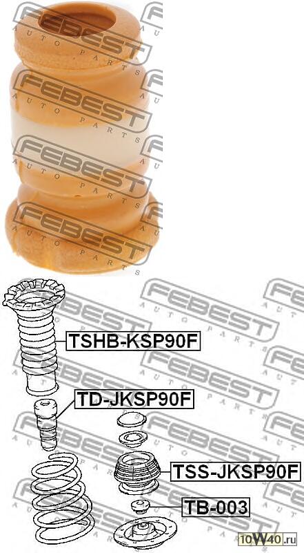 отбойник пер. аморт. toyota yaris ncp9 2005.08-2011.07 [gr]