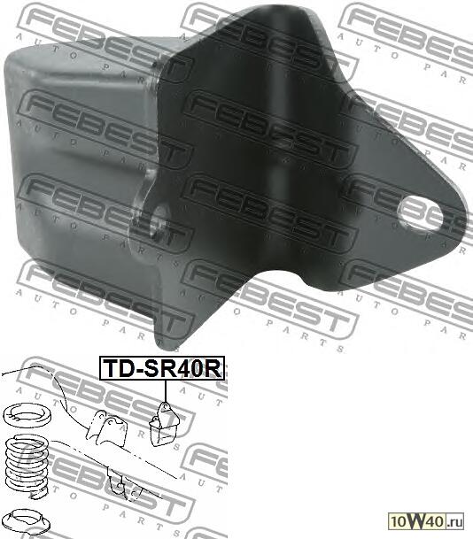 Отбойник амортизатора задний TOYOTA LITE/TOWNACE NOAH,V 1996-2007 TD-SR40R