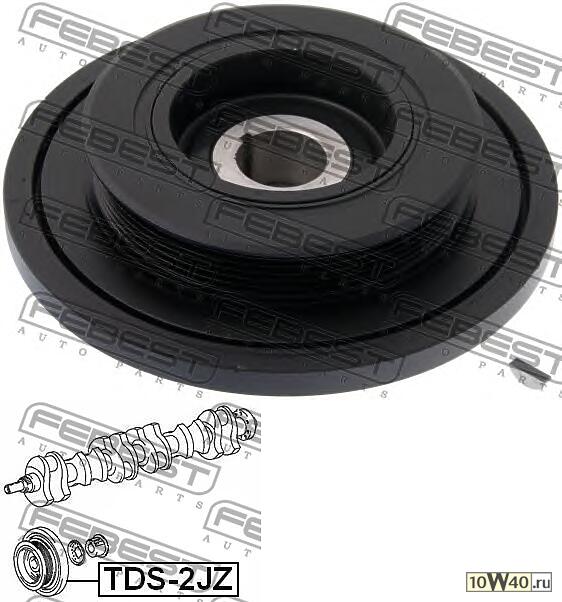 Шкив коленвала LEXUS GS300 93-04/IS300 00-05/SC300 95-00/ TOYOTA SUPRA 3.0