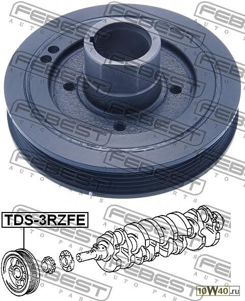 Шкив коленвала 3rzfe