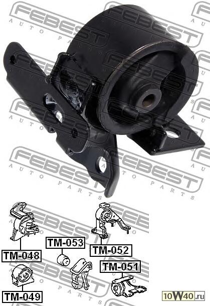 подушка двигателя левая toyota avensis at22 azt220 cdt220 ct220 st220 zzt22 1997.10-2003.01 [eu]