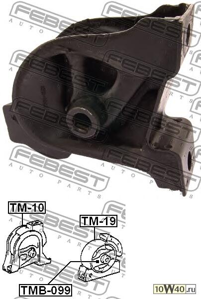 подушка двс передняя\ toyota corolla ee100 / ee101 / ae101 1.3-1.6i mtr. 4a-fe / 2e 95-97