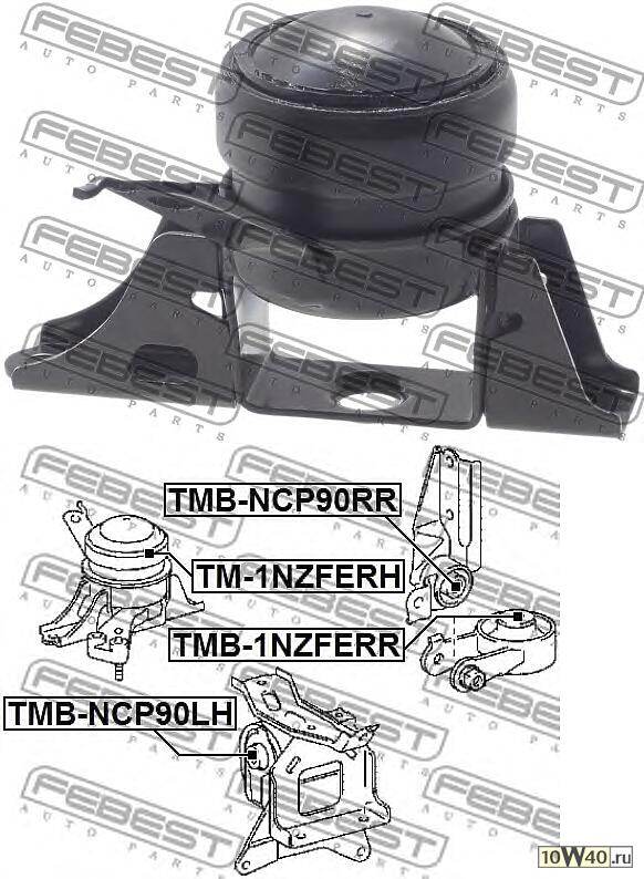 Подушка двигателя правая (гидравлическая)