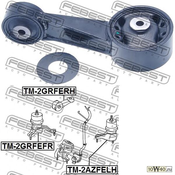 подушка двигателя правая\ toyota camry 06-11, lexus rx270 / 350 / 450h 08-11