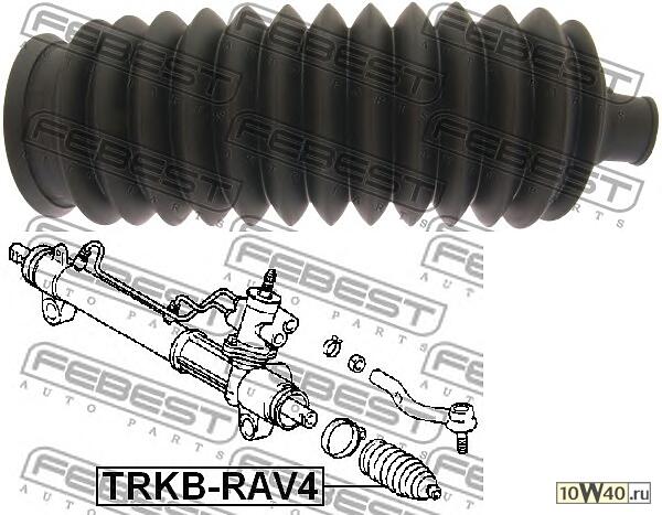 пыльник рулевой рейки (toyota corolla ae10 / ce10 / ee10 1991-2002) febest