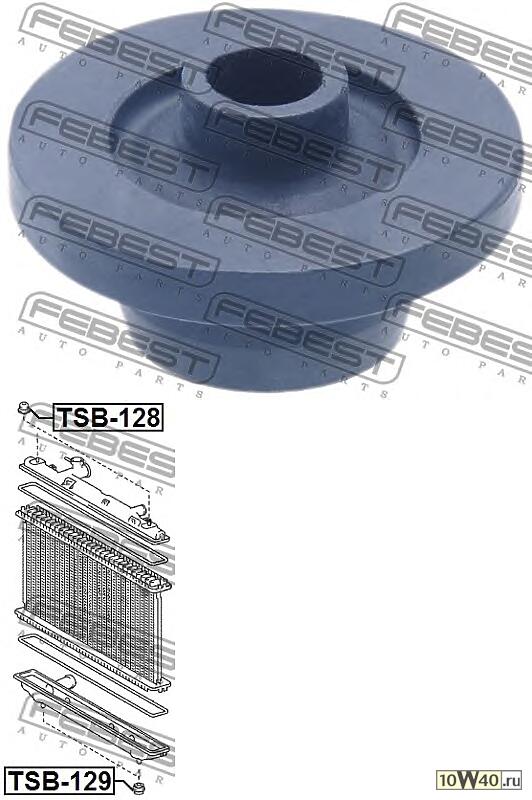 втулка крепления радиатора toyota camry acv40 / gsv40 2006-2011