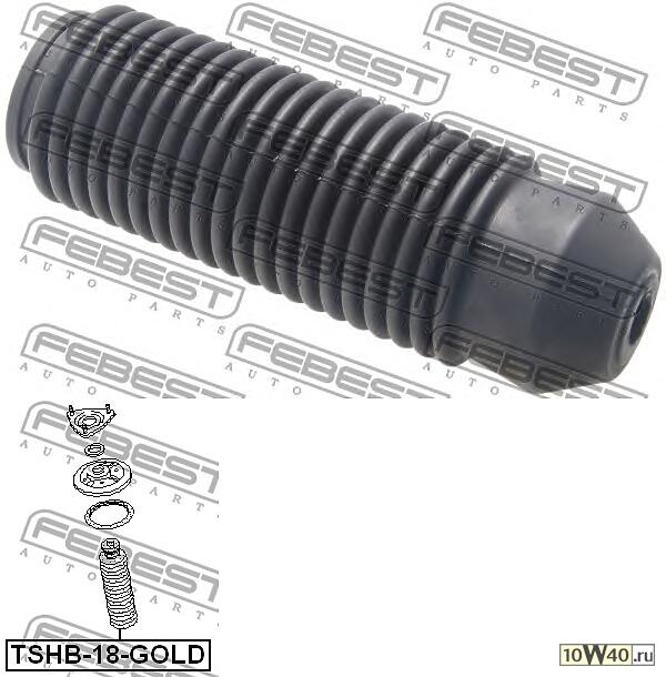 пыльник амортизатора d18 с отбойником (nissan sunny b13 / almera n14 1990-1995) febest