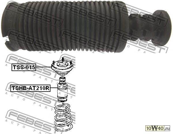 пыльник заднего амортизатора (toyota caldina at191 / st190 / st191 / ct190 1992-1997) febest