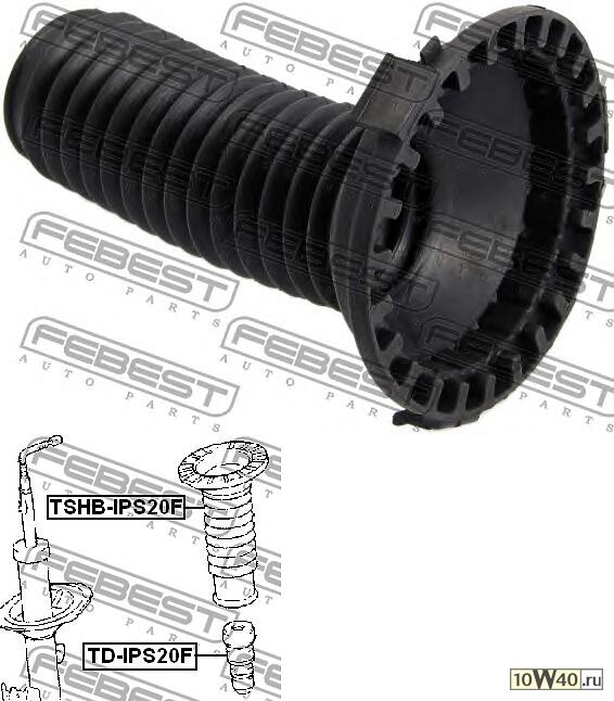 пыльник переднего амортизатора (toyota vista / vista ardeo azv50 / sv50 / zzv50 1998-2003) febest