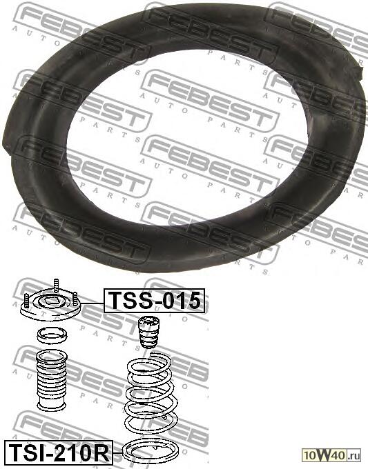 проставка пружины подвески нижняя\ toyota carina e at19 / st191 / ct190 92-97