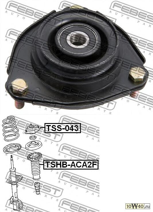 опора переднего амортизатора (toyota rav4 aca2 2000-2005) febest