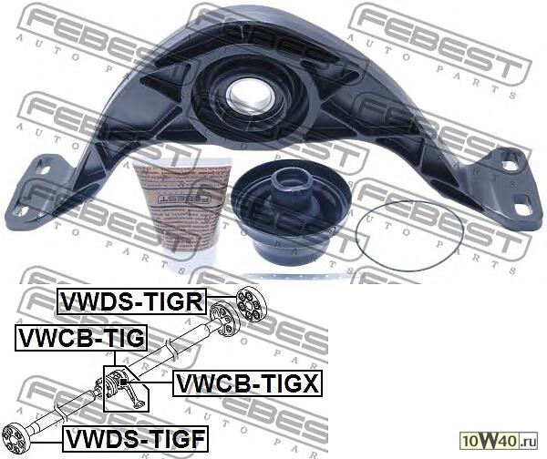 подшипник подвесной карданного вала audi q3 2012-2018 [za]