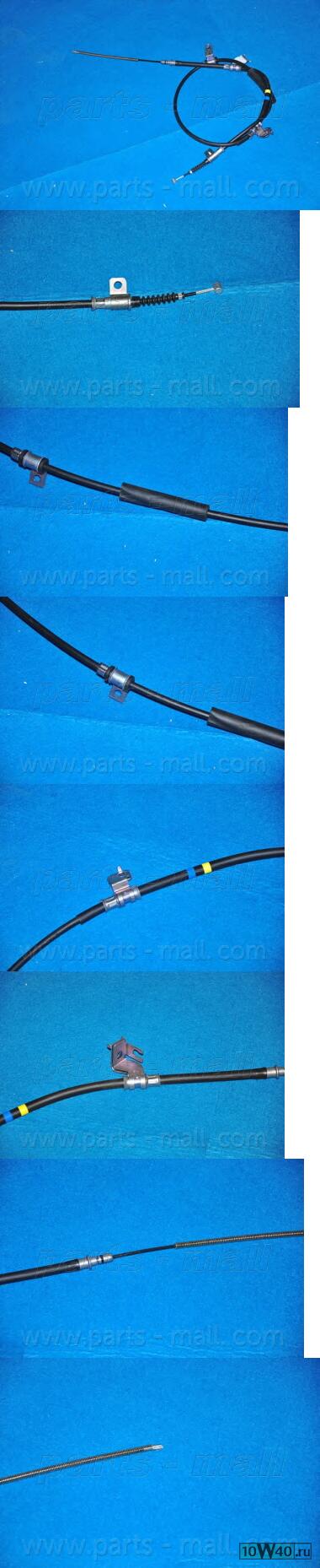 трос ручника задн.прав. бараб.мех-м\  h1 starex / porter 2.5d / crdi / tci 97>