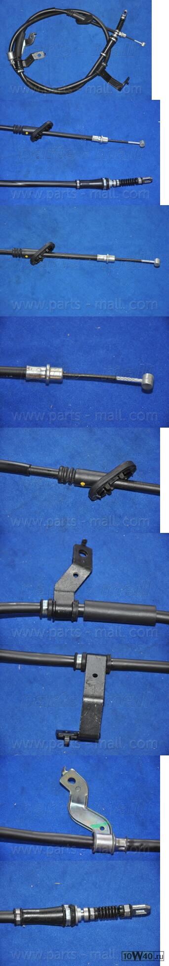 трос ручного тормоза задний левый\  tucson 2.0 / 2.0crdi 2wd 04>