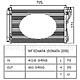 PARTS-MALL PXNCA-080 (976063K160 / 976063L180) радиатор кондиционера