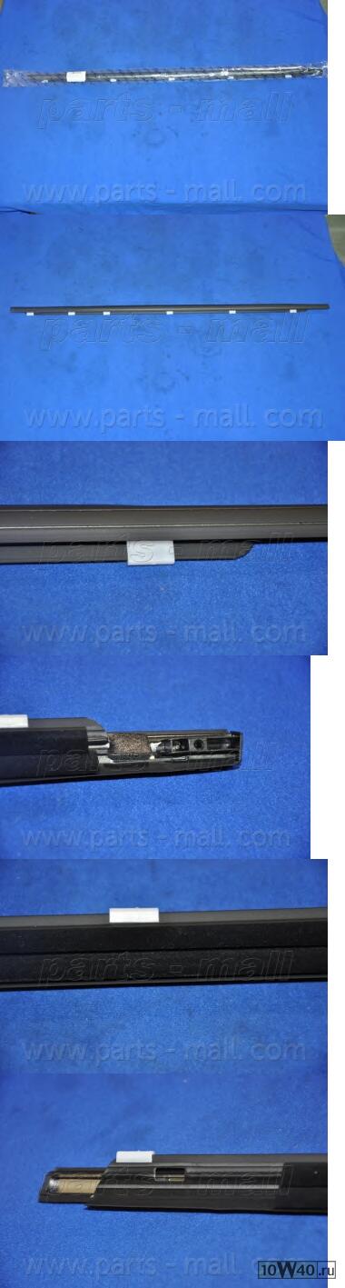 молдинг стекла двери задний правый 