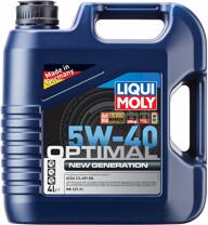 LIQUI MOLY 39033 (5w40) 5w-40 optimal new generation, 4л (hc-синт.мотор.масло)