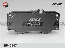 FENOX BP43347 (BP43347) колодки тормозные дисковые | перед прав / лев |
