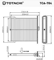 TOTACHI TCA-784  фильтр салона