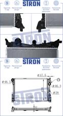 STRON STR0036  радиатор двигателя, Mercedes (Мерседес) cls II (c218), 651 924 2014-2017