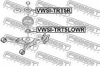 FEBEST vwsi-trt5r  проставка задней пружины верхняя volkswagen Transporter (Транспортер) / Multivan (Мультивен) t5 2003-2015