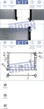 STRON str0016  радиатор двигателя