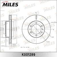MILES K001289 (K001289) диск тормозной передний Toyota (Тойота) Land Cruiser (Ленд Крузер) 150 10- (trw df7367) k001289