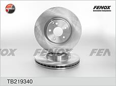 FENOX TB219340 (TB219340) диск тормозной | перед прав / лев |