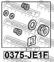 FEBEST 0375-JE1F (0375JE1F) ремкомплект суппорта тормозного переднего (на одну сторону)