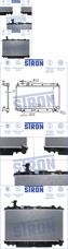 STRON STR0041 (STR0041_S1R) радиатор двигателя, Toyota (Тойота) Rav 4 (Рав 4) II (xa20), 2azfe 2003-2006