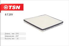 TSN 9.7.251 (30630752 / 9204626 / 92046267) фильтр салона \ Volvo (Вольво) s60 / s70 / s80 / v70 / xc90 2.0-2.5tdi 98>