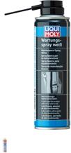 LIQUI MOLY 3953 (3075 / 7556 / WG450) грязеотталкивающая белая смазка wartungs-spray weiss (0,25л) (3075) 3953