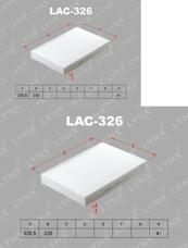 LYNXAUTO lac-326 (31407747 / 48509 / AC0231) фильтр салонный Volvo (Вольво) s90 II 16> / xc90 II 14>