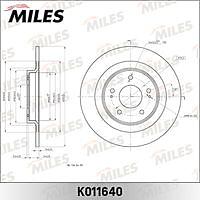 Miles K011640 (K011640) диск тормозной задний Mitsubishi (Мицубиси) Outlander (Аутлендер) III / asx 12- (trw df6598) k011640
