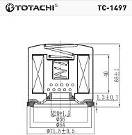 TOTACHI TC-1497  фильтр масляный