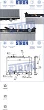 STRON STR0030  радиатор двигателя, Mazda (Мазда) cx-9 I (tb), cay1, cay5, cay6 2006-2016