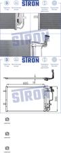 STRON STC0014  радиатор кондиционера, Mazda (Мазда) 3 II (bl), l3y7 2008-2013