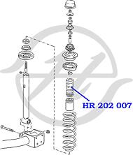 HANSE HR201165  сайлентблок нижнего рычага передней подвески, наружный