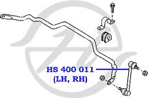 HANSE HS400010  тяга / стойка стабилизатора