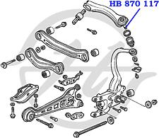 HANSE HB830202  опора шаровая нижнего рычага передней подвески