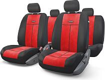 AUTOPROFI TT-902V BK/RD  чехлы для сиденья tt, передний ряд, задний ряд, airbag, чёрн. / красный\