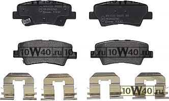 Колодки тормозные дисковые : ACCENT 10-, ELANTRA 10-, GRANDEUR 05-, SONATA V 05-10, i30 11-, i40 12-,  : CARENS IV 13-, CEED 12-, OPTIMA 10-, RIO III 10-