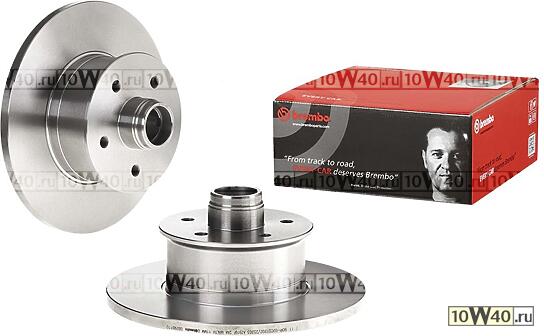 диск тормозной передний  VW T2/T3 1.6-2.1 68-92