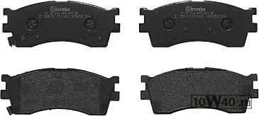 КОЛОДКИ ТОРМОЗНЫЕ ДИСКОВЫЕ  SHUMA II (FB) 1.8 2003-2004