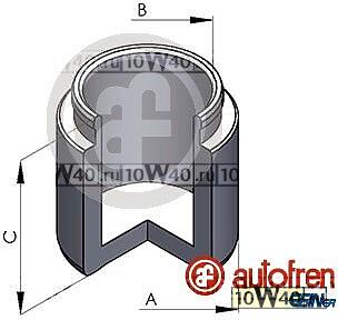 Поршень суппорта заднего MITSUBISHI PAJERO/MONTERO/SUBARU LEGACY/NISSAN TERRANO