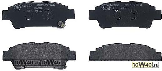 КОЛОДКИ ТОРМОЗНЫЕ ДИСКОВЫЕ TOYOTA ISIS (_M1_) 2.0 VVTi (ZGM11W) 2009-2014