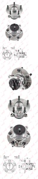 ступица задняя в сборе suzuki sx4 1.5-2.0 2wd jpn 06> / swift IV 1.6 jpn 12>
