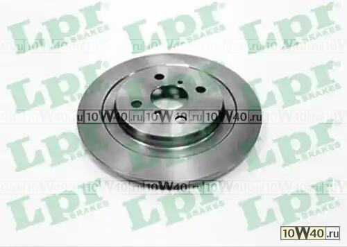 Диск тормозной TOYOTA YARIS 06- задний D 278мм.