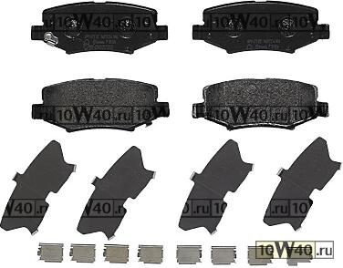p18024 колодки дисковые задние\ dodge nitro, jeep cherokee / wrangler 3.7-4.0i / 2.8crd 07>