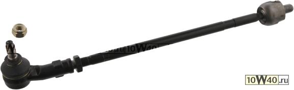 Код оригинала: 1H0422803B, <BR>Тяга рулевая VW GOLF III/VENTO лев.(с наконечником)(с ГУР)(ZF)